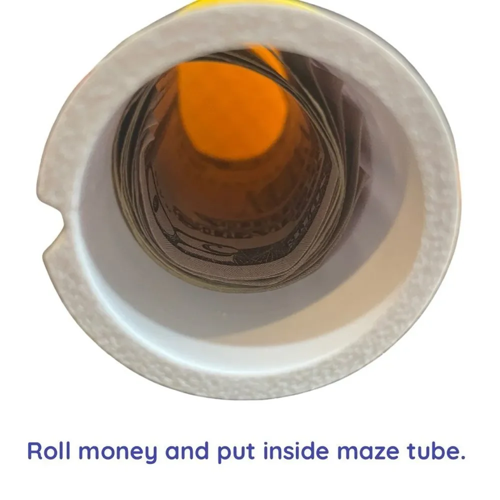 3D Printed Banana Maze Gift Box – Money & Treat Puzzle – Life-Size